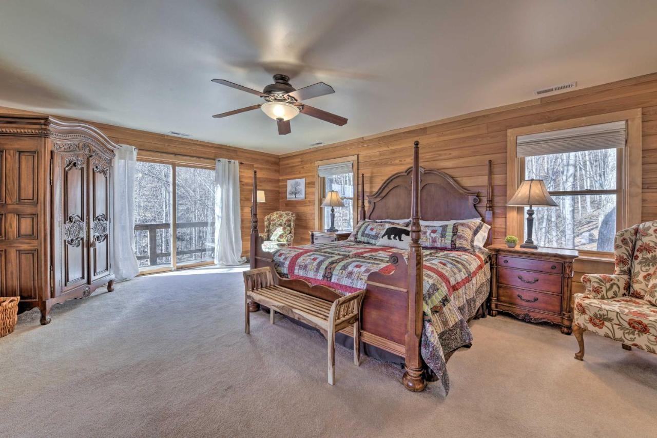 Luxe Cataloochee Cabin With Epic Mountain Views! Waynesville Dış mekan fotoğraf