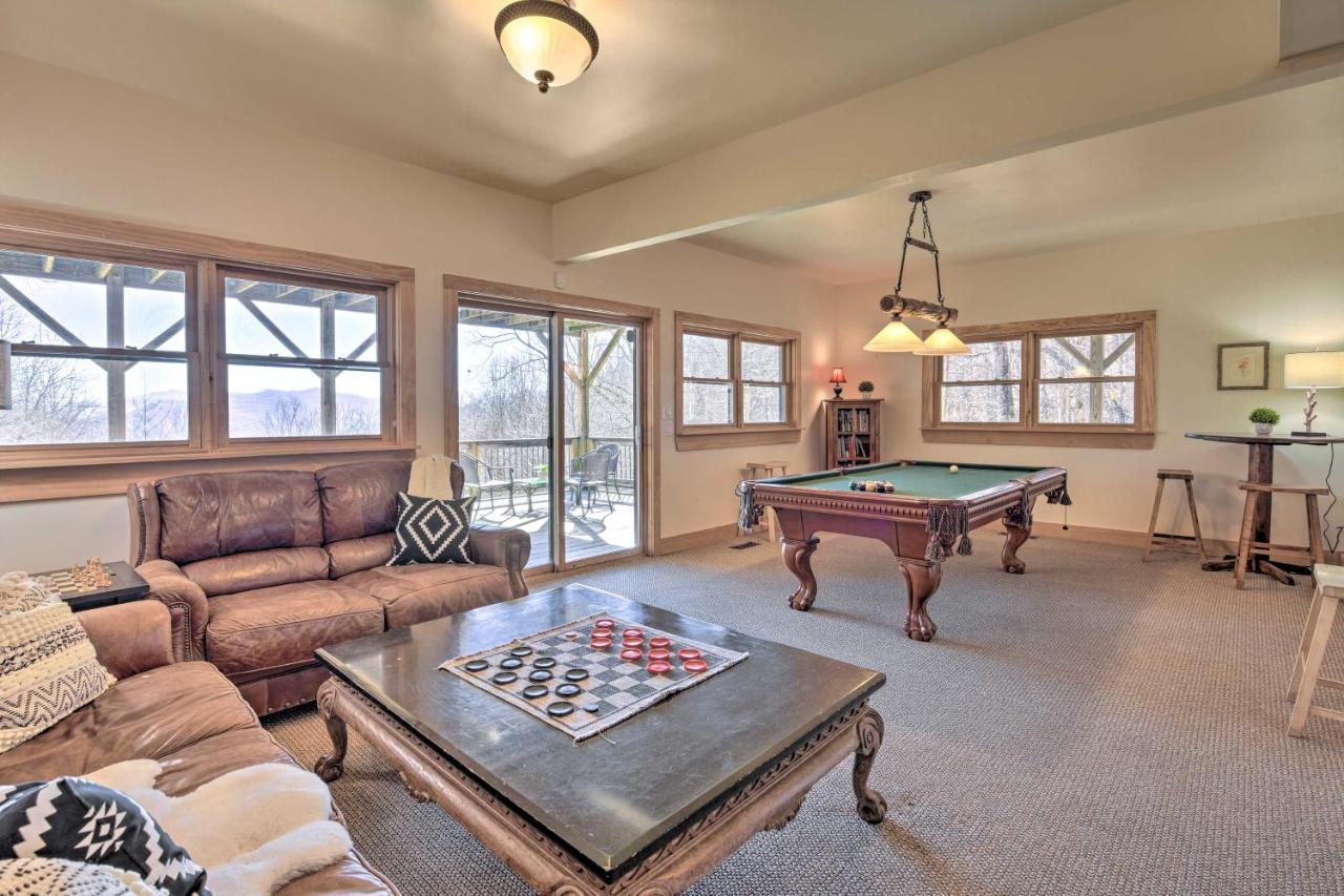 Luxe Cataloochee Cabin With Epic Mountain Views! Waynesville Dış mekan fotoğraf