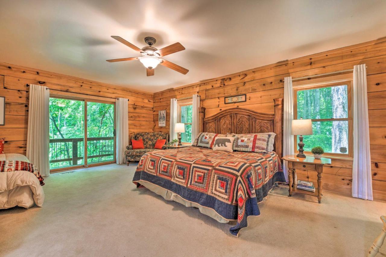Luxe Cataloochee Cabin With Epic Mountain Views! Waynesville Dış mekan fotoğraf