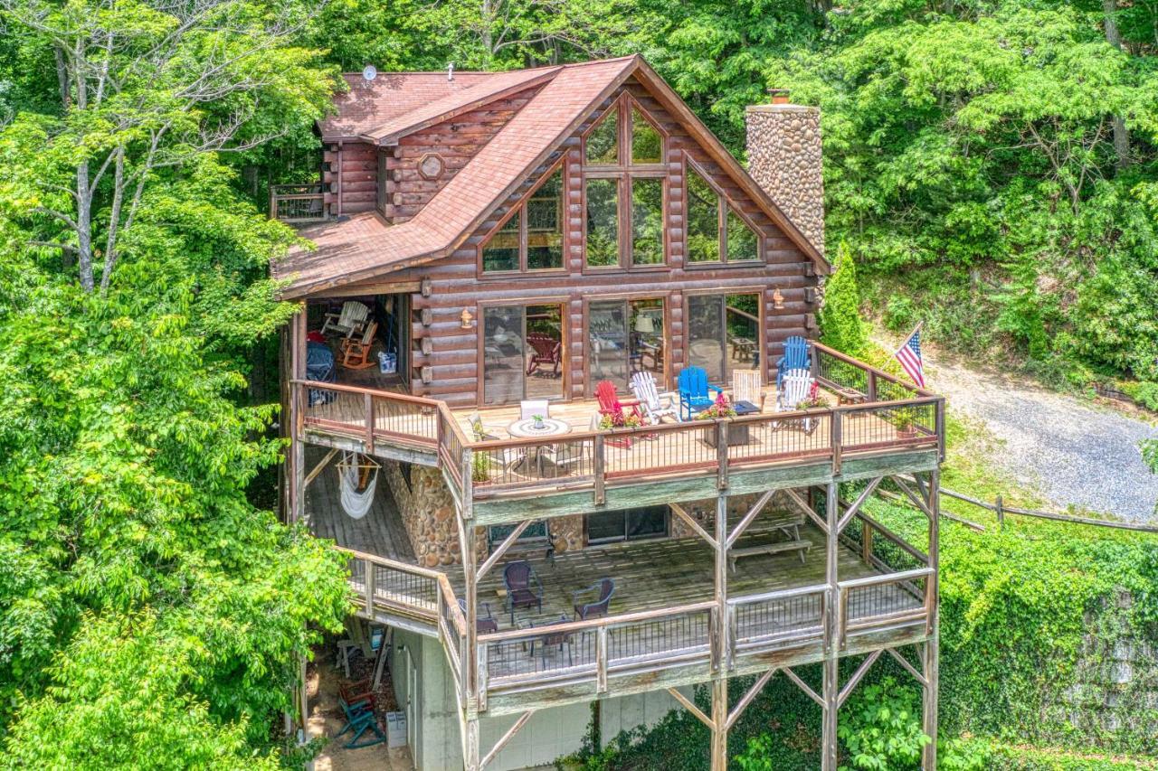 Luxe Cataloochee Cabin With Epic Mountain Views! Waynesville Dış mekan fotoğraf